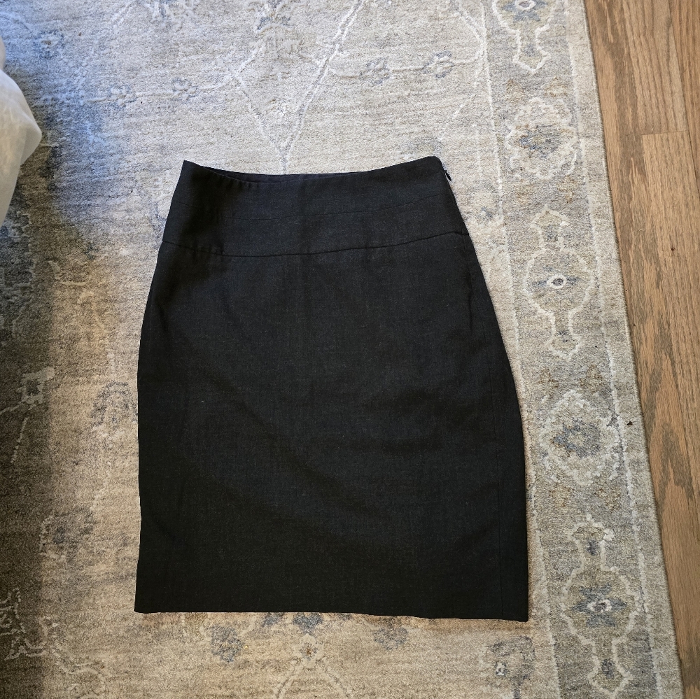 Charcoal gray skirt